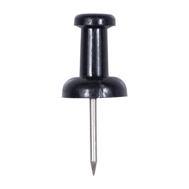 JAM PAPER Colorful Push Pins - Black Pushpins - 100/Pack - Image 3